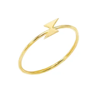Mini Lightning Ring 14K