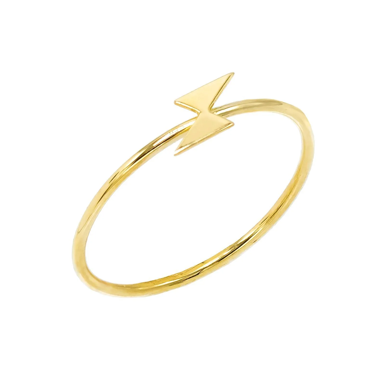 Mini Lightning Ring 14K
