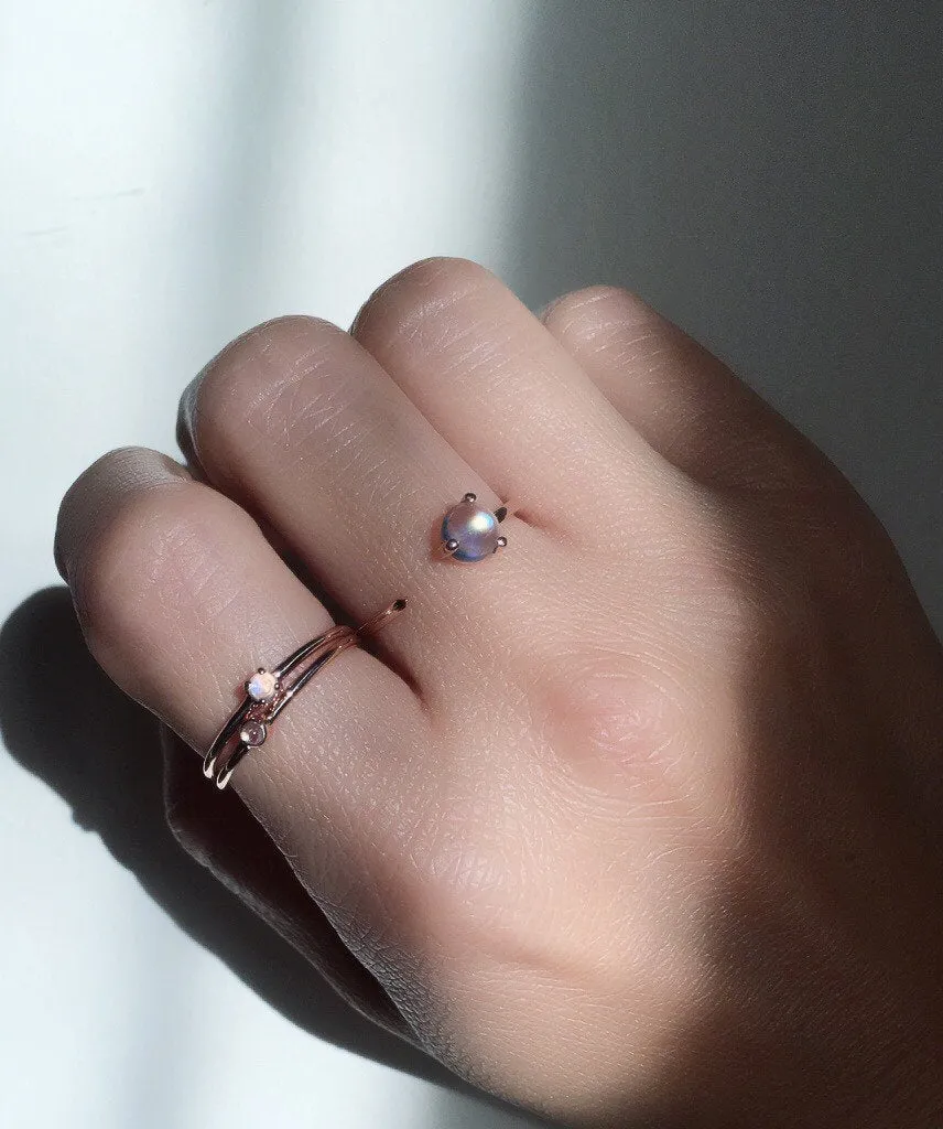 Mini Moonstone Ring