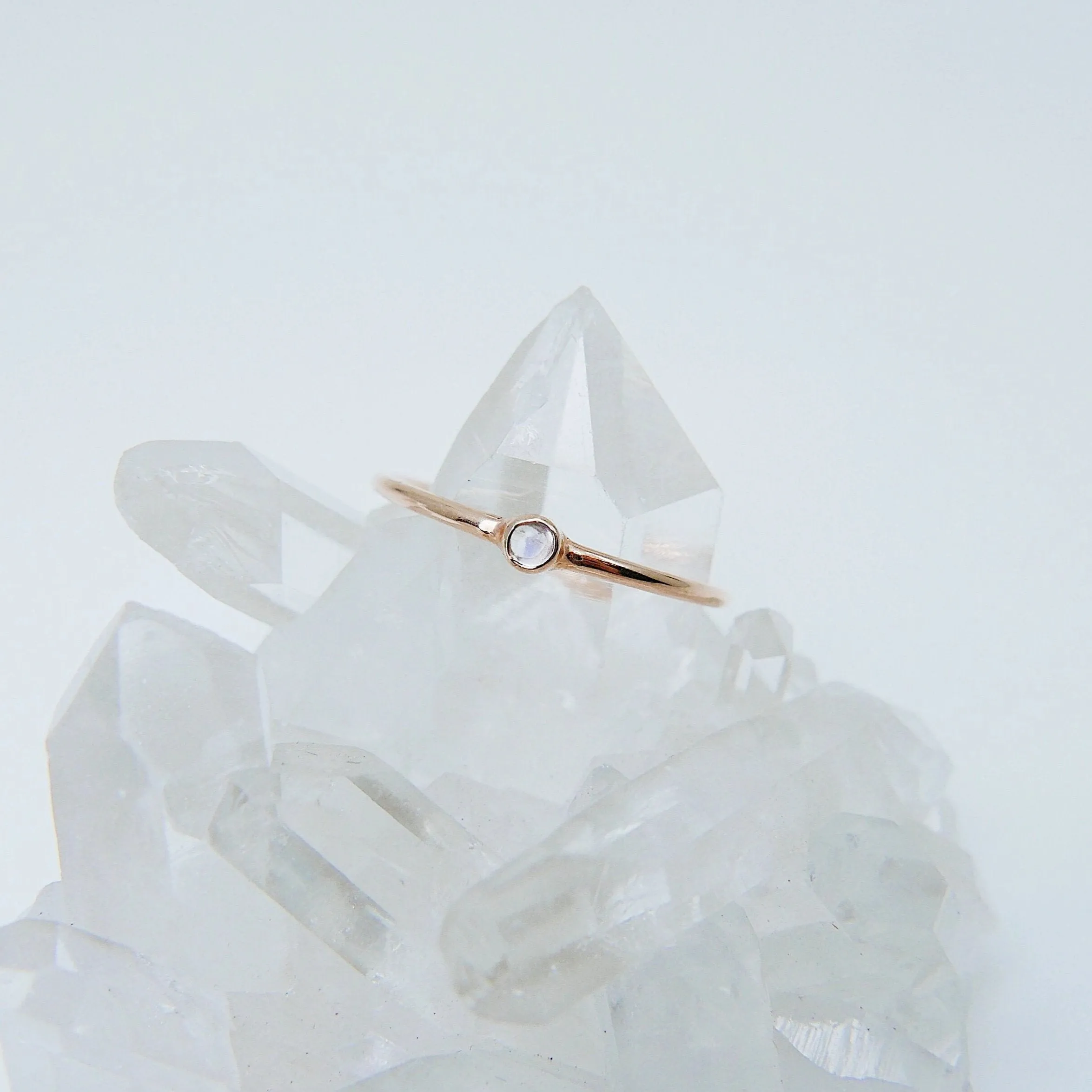 Mini Moonstone Ring