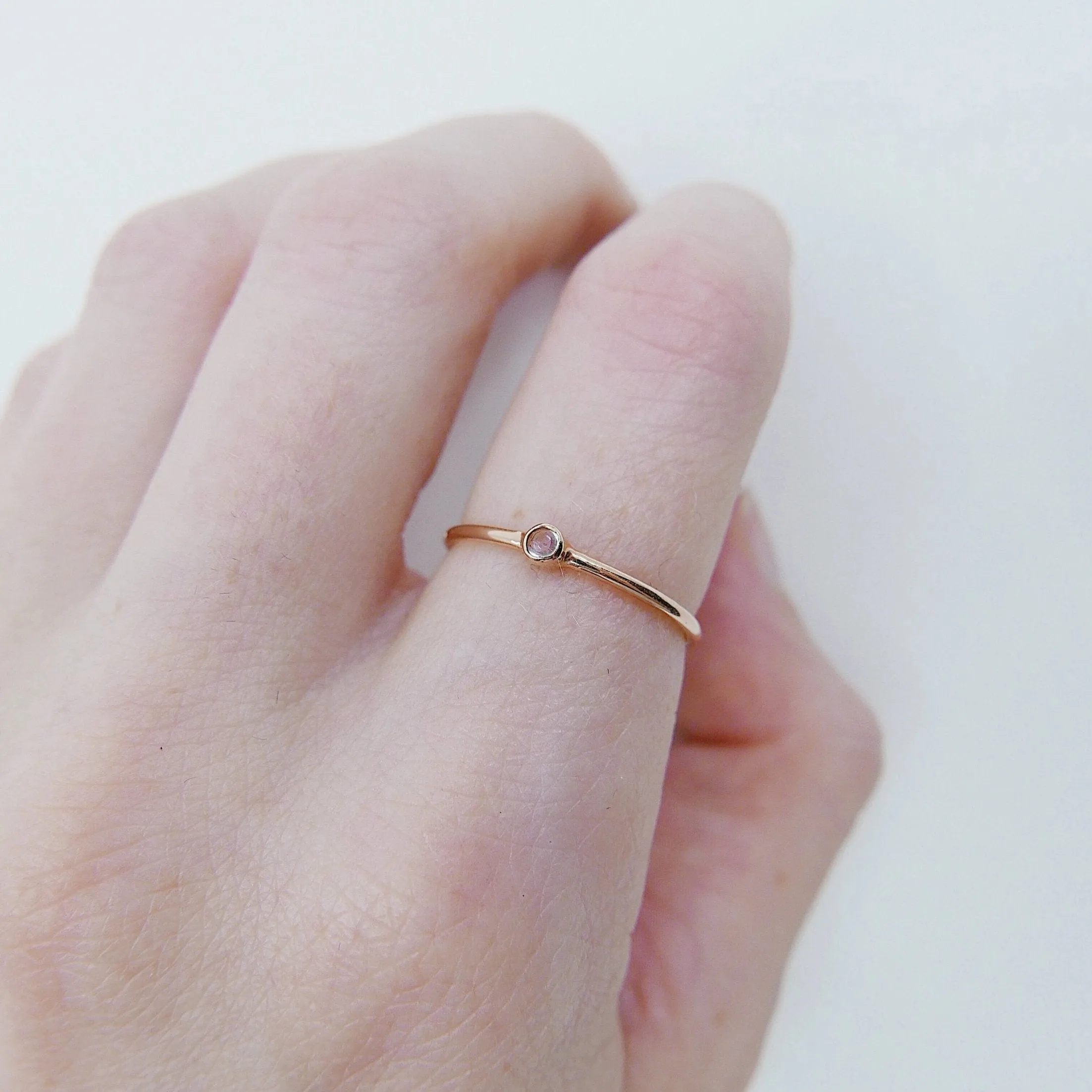 Mini Moonstone Ring