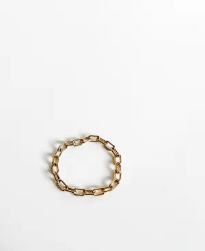 MINI PAPERCLIP CHAIN RING