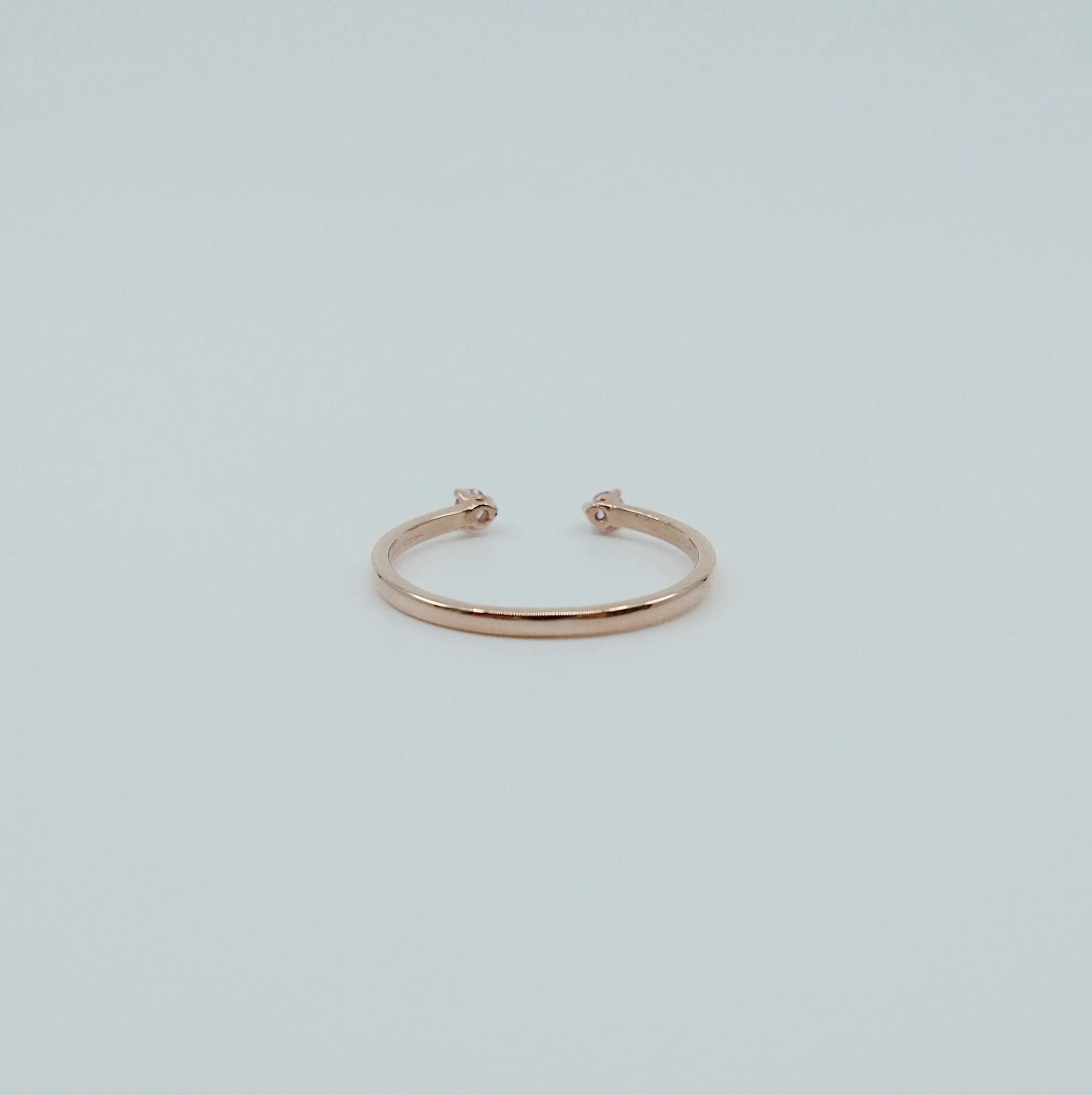 Mini Pink Sapphire Cuff Ring
