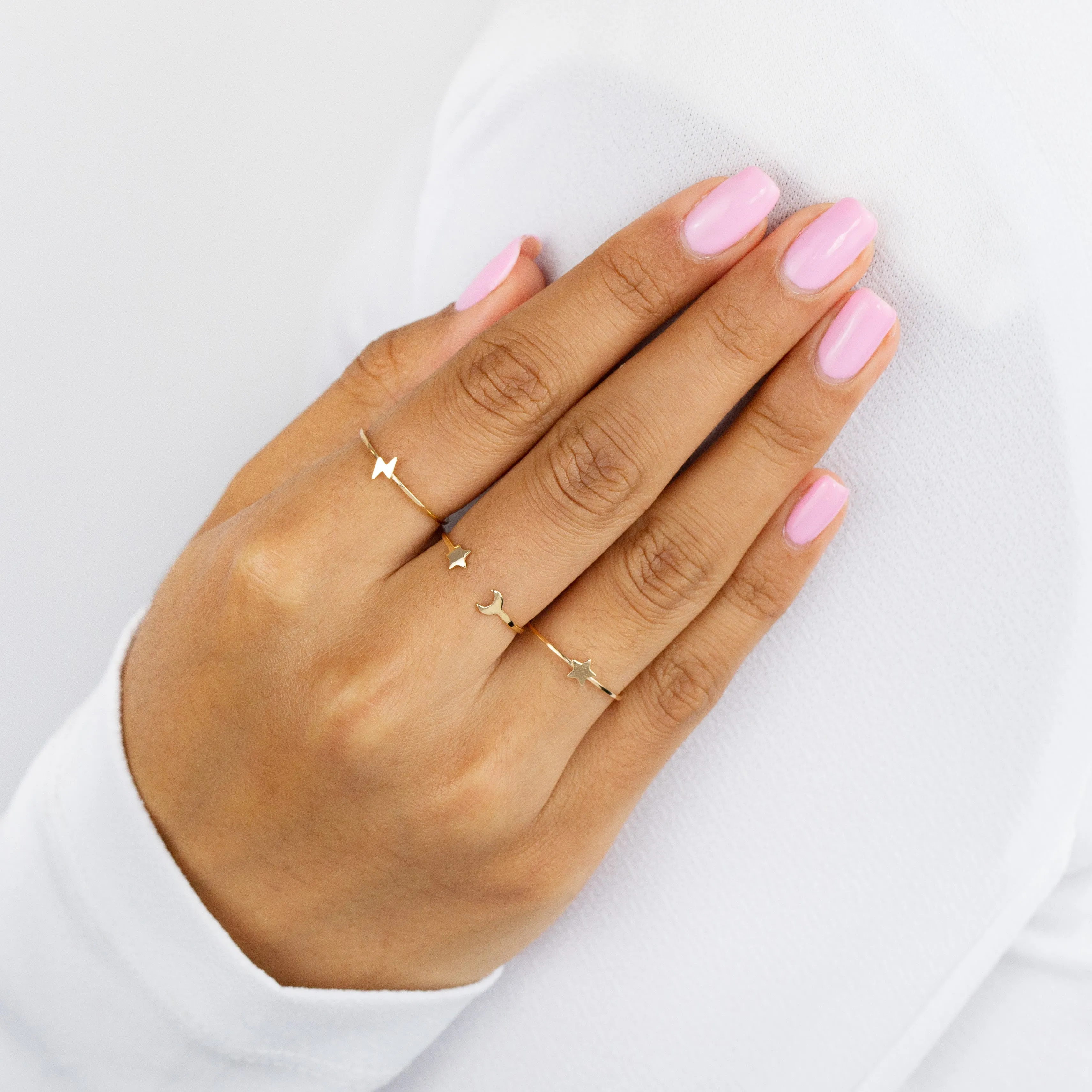 Mini Star Ring 14K