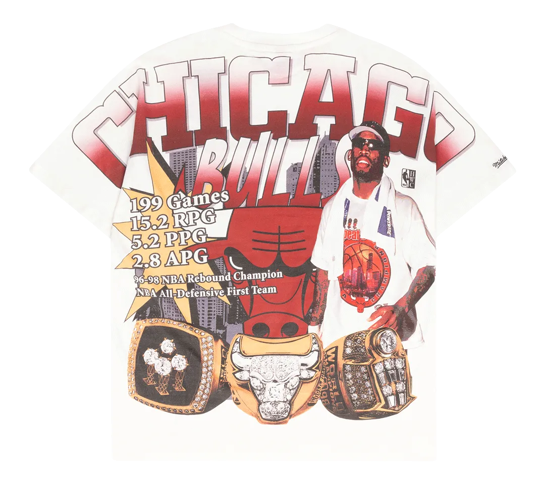 Mitchell & Ness Rings T-Shirt | Dennis Rodman