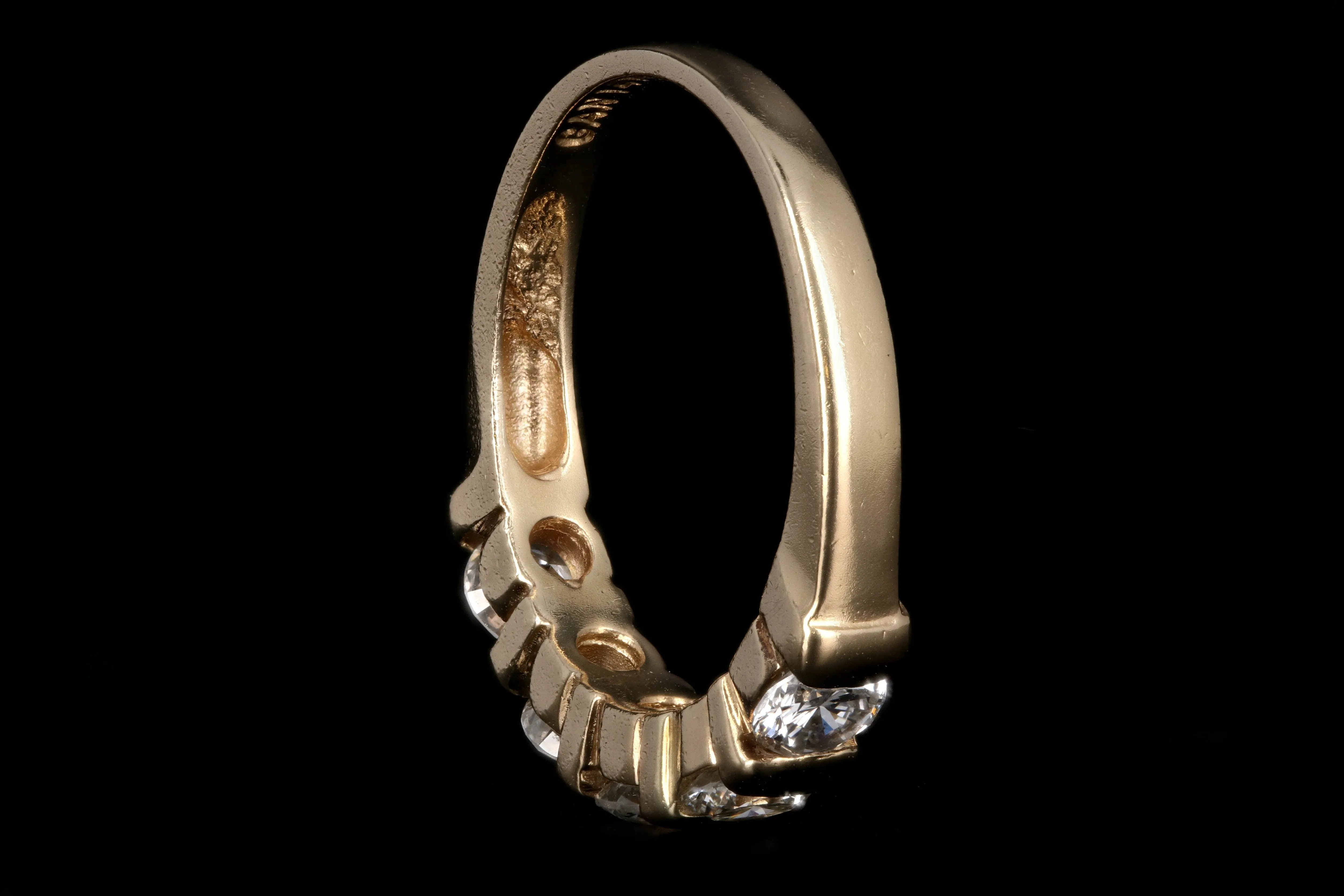 Modern 14K Yellow Gold 1 CTW Diamond Band