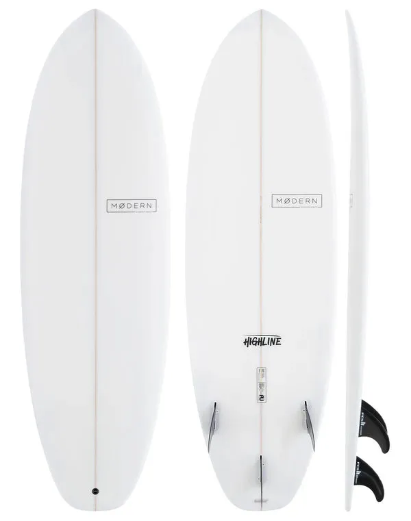 Modern 5'8" Highline PU Clear