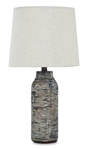 Modern Table Lamp in Black and White (Set of 2)