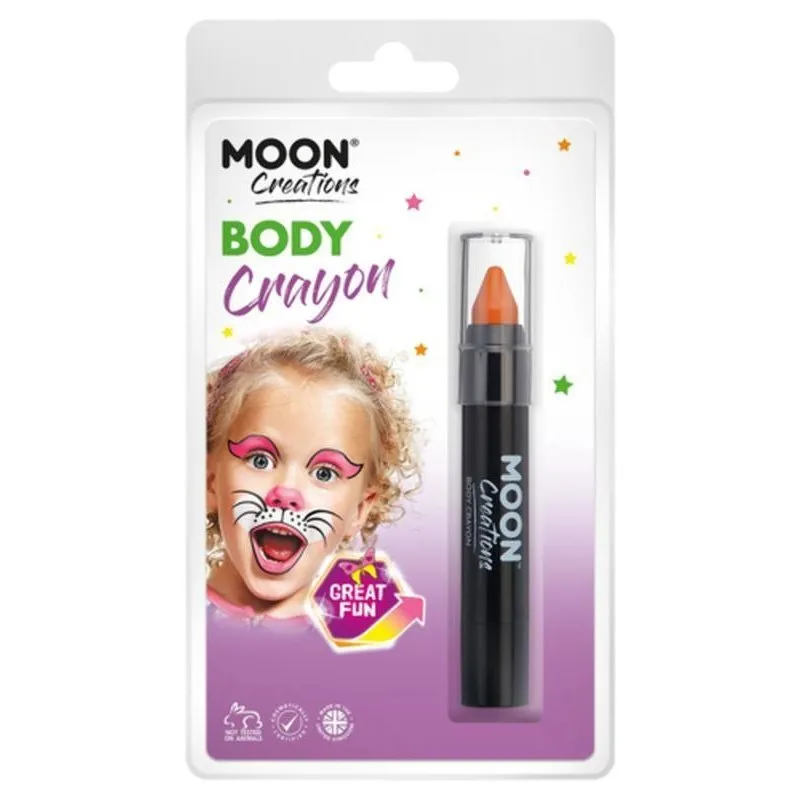 Moon Creations Body Crayons, Orange