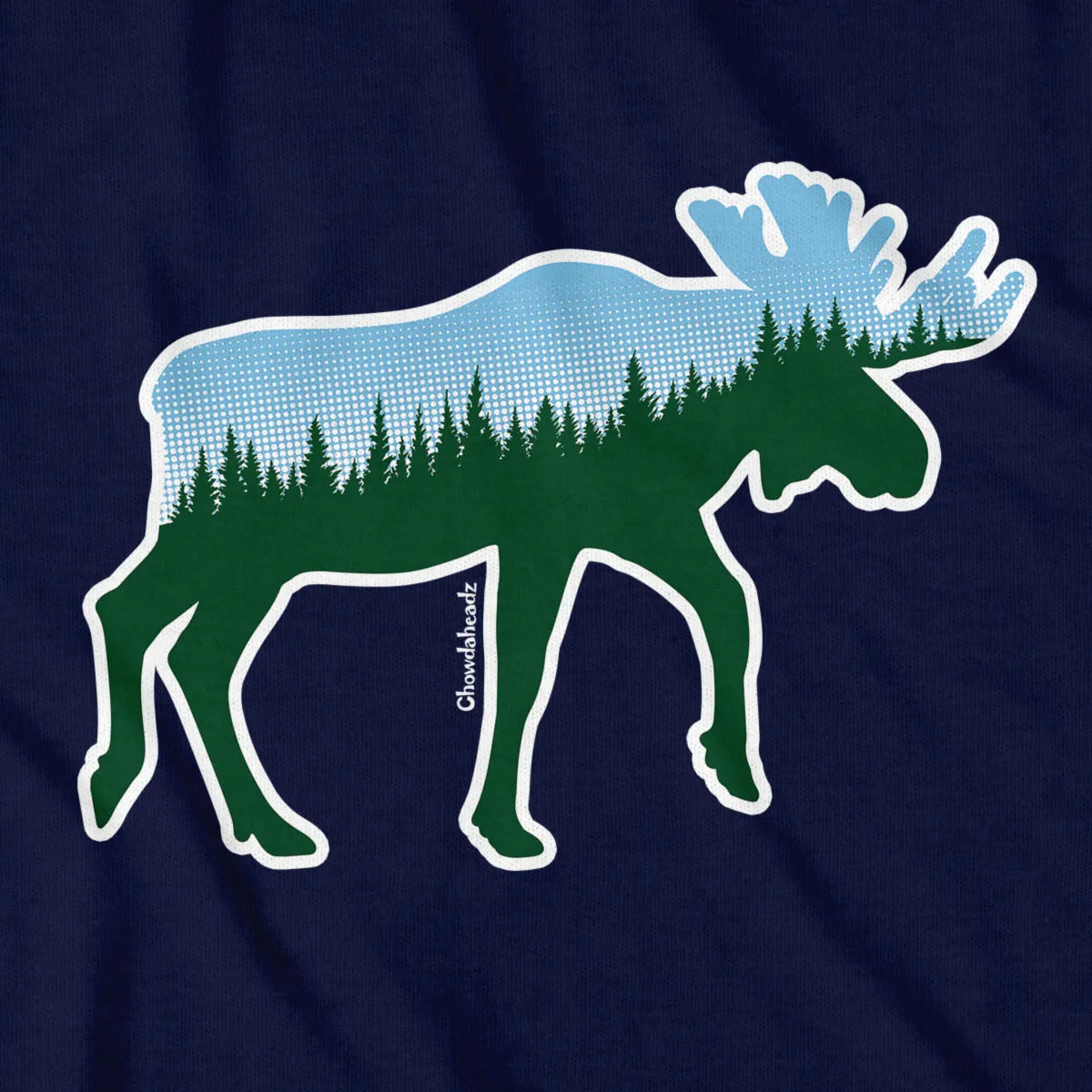 Moose Tree Skyline T-Shirt