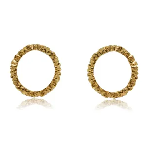 Mordor round earrings Gold