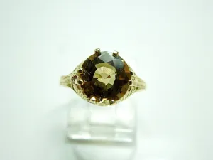 Most Unusually Colored Tourmaline in Lovely Filigree Art Deco Style 14K Gold Mounting