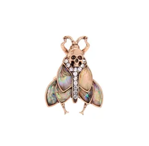 Moth, skull & bow Ring