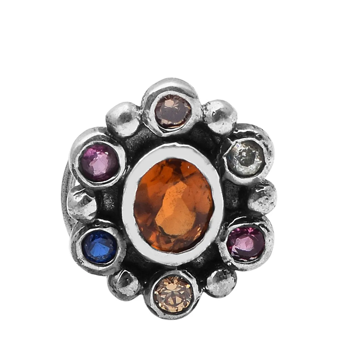 Multi Choice Gemstone Tiny Nose Pin Studs In 925 Sterling Silver Nose Pins For Her
