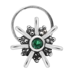 Multi Choice Gemstone Tiny Nose Pin Studs In 925 Sterling Silver Nose Pins