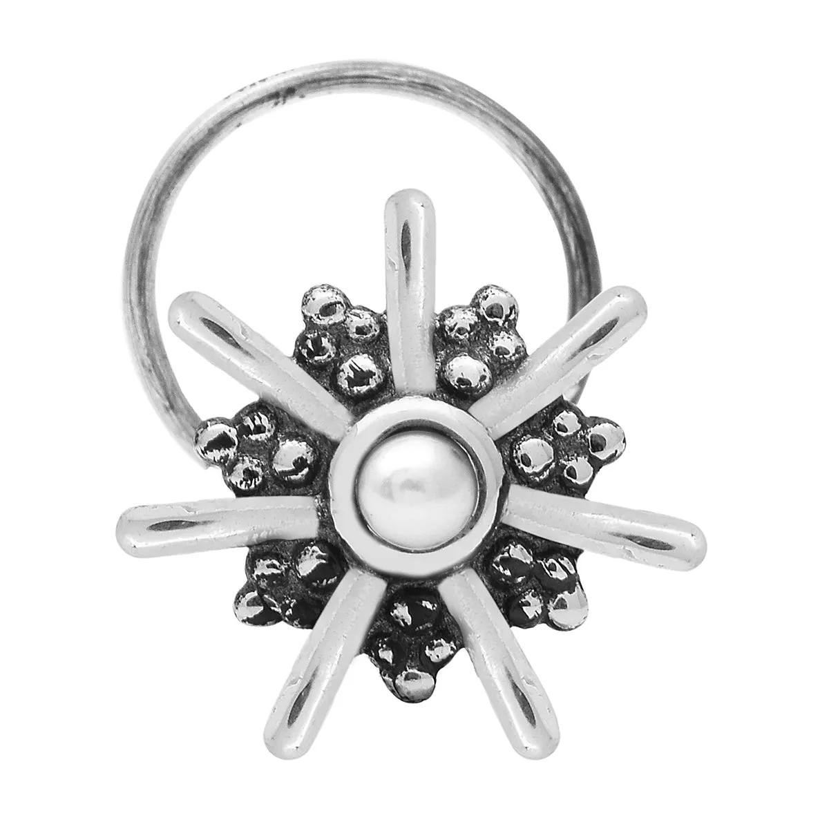 Multi Choice Gemstone Tiny Nose Pin Studs In 925 Sterling Silver Nose Pins