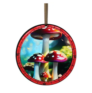 Mushroom, Acrylic Window Ornament #SC281