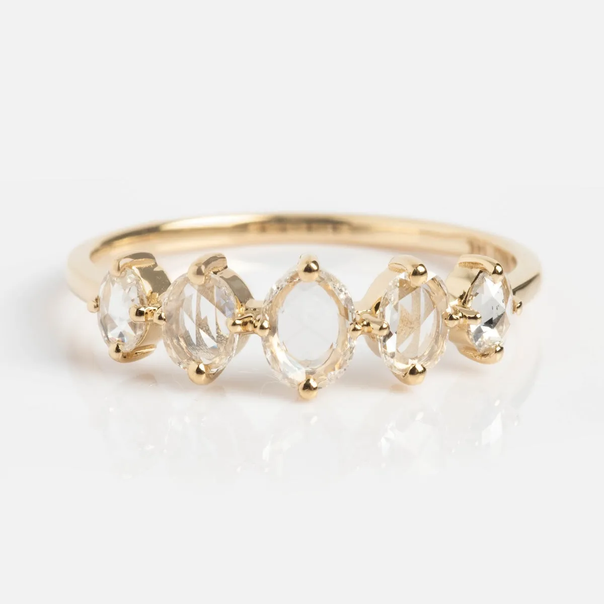 Nadine Ring with Rose Cut Diamonds