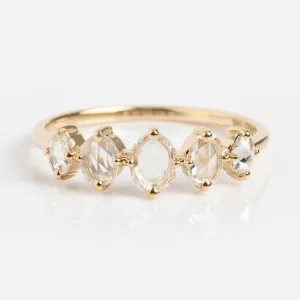 Nadine Ring with Rose Cut Diamonds