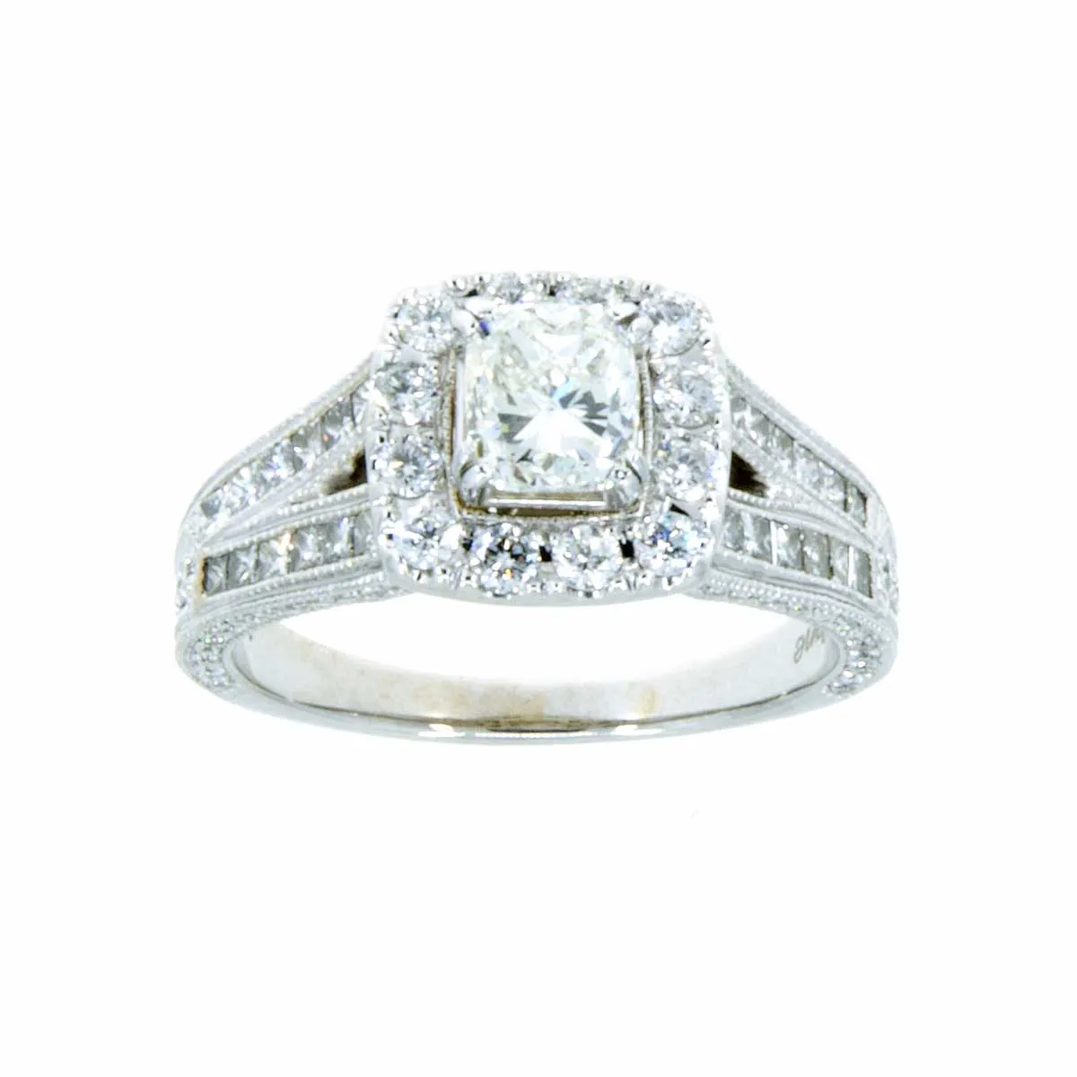 Neil Lane 2.88ct Diamond Halo Engagement Ring