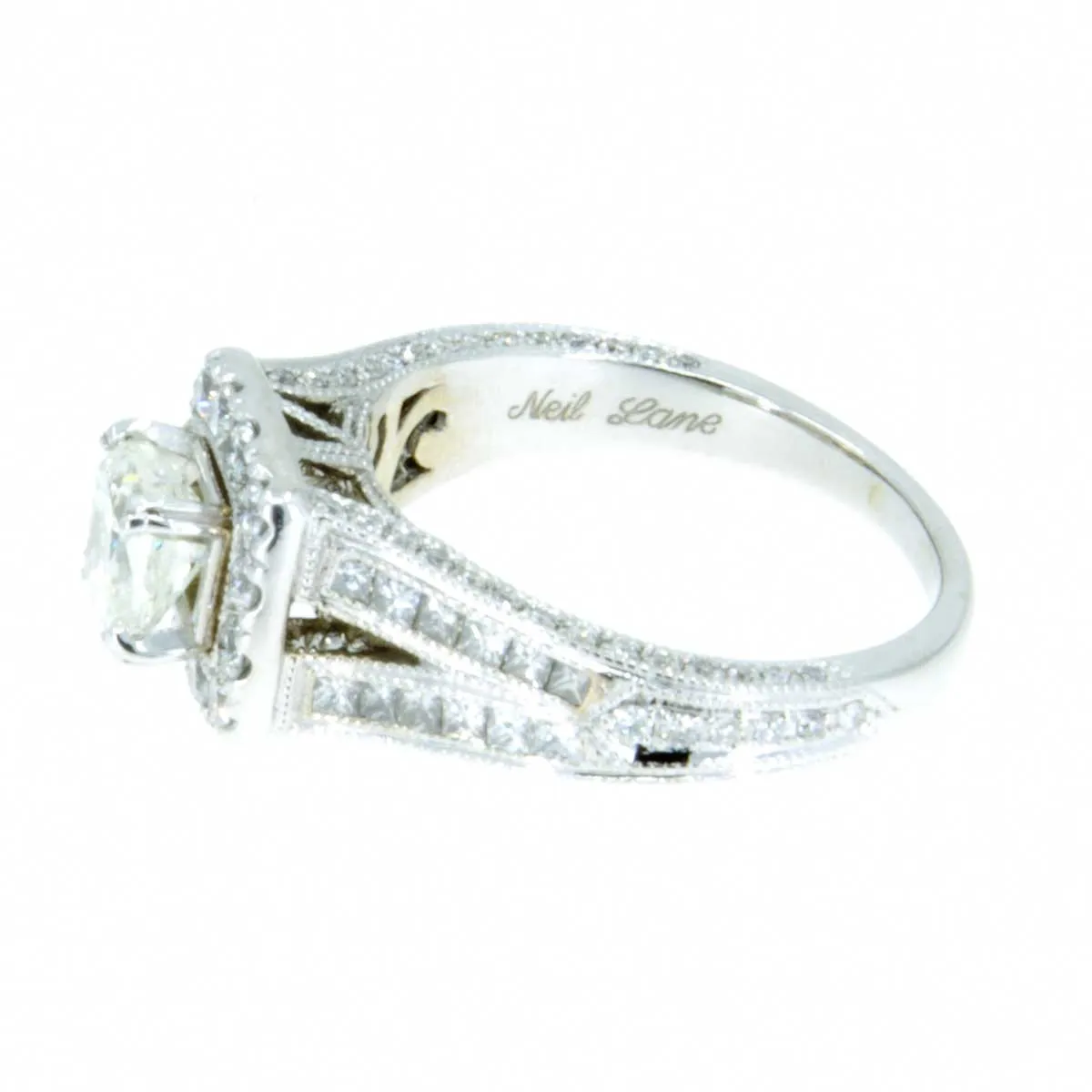 Neil Lane 2.88ct Diamond Halo Engagement Ring