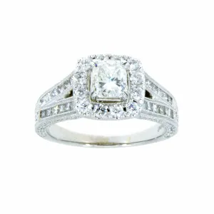 Neil Lane 2.88ct Diamond Halo Engagement Ring