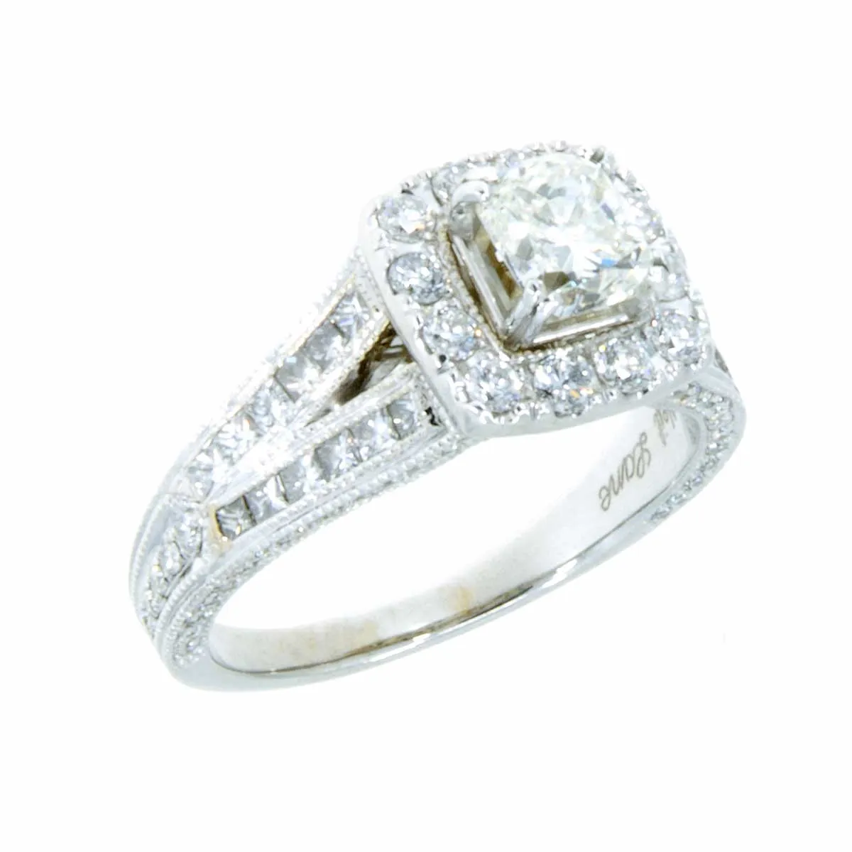 Neil Lane 2.88ct Diamond Halo Engagement Ring