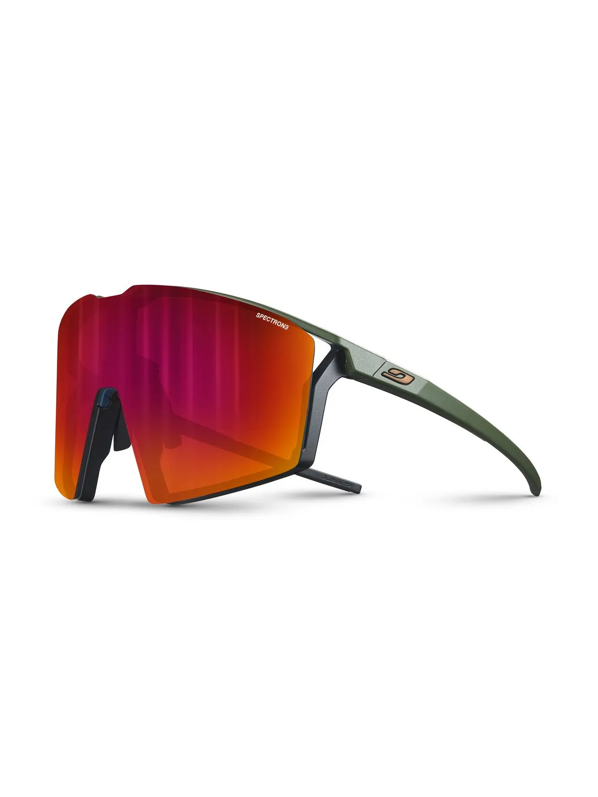 Okulary rowerowe Julbo Edge - khaki/czarny | Spectron cat 3 Cf   cat 0