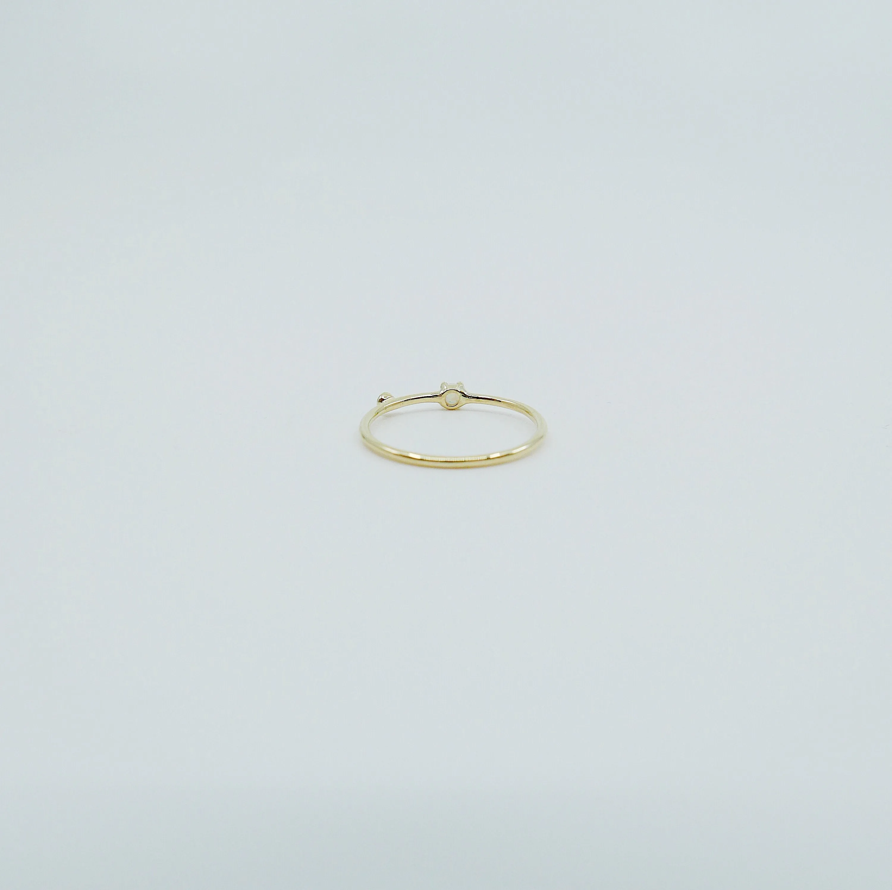 Opal Duet Ring - Small