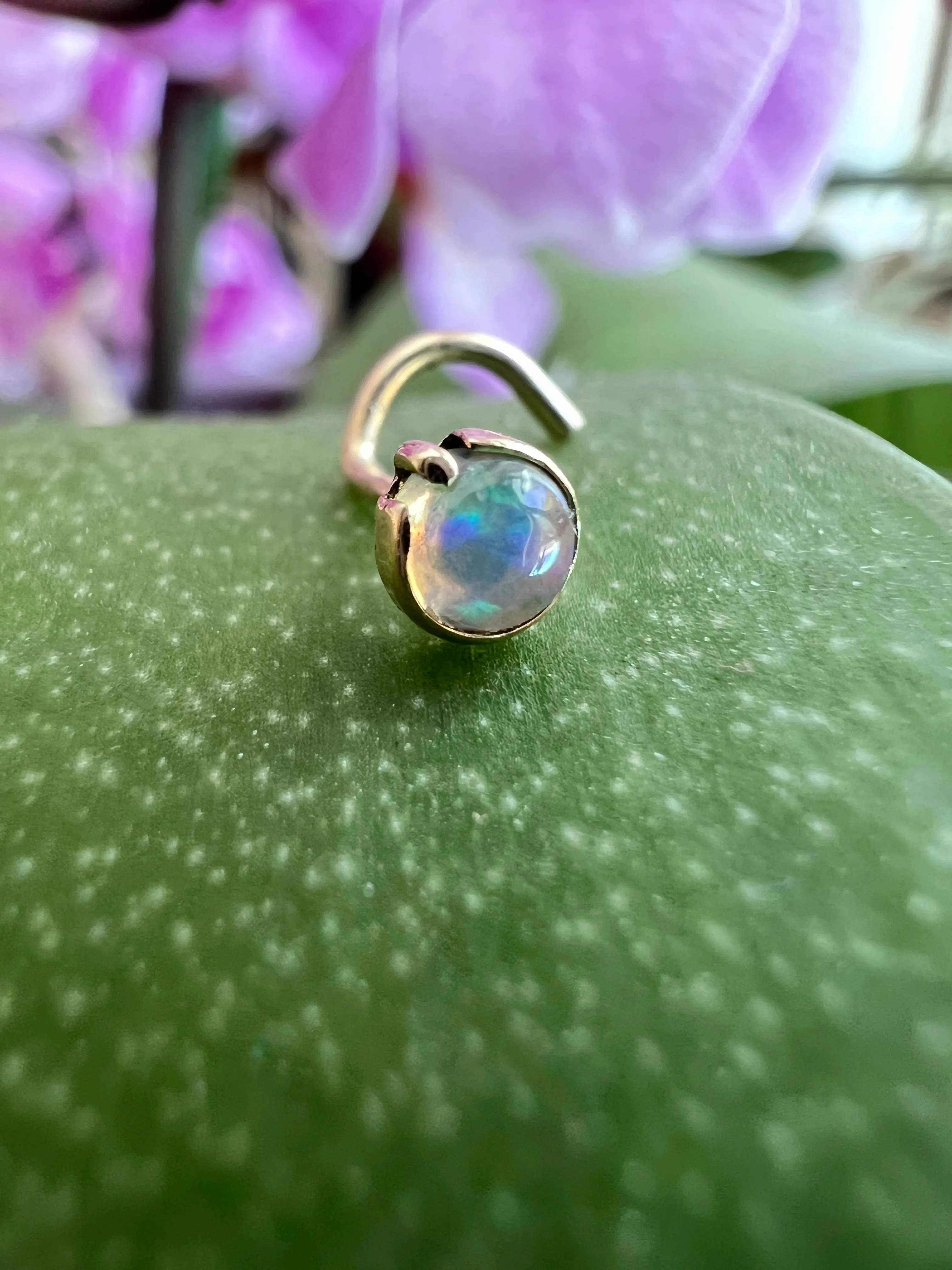Opal Nose Stud