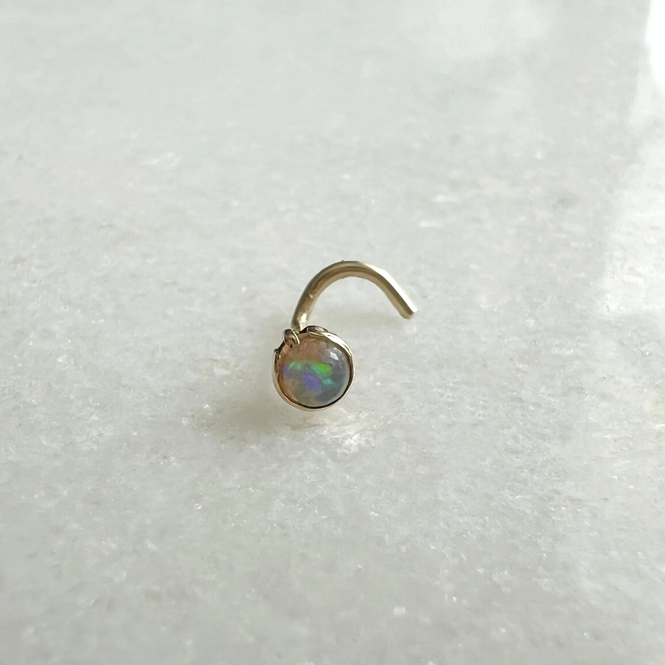 Opal Nose Stud