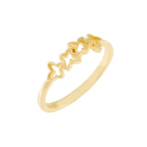 Open Butterflies Ring