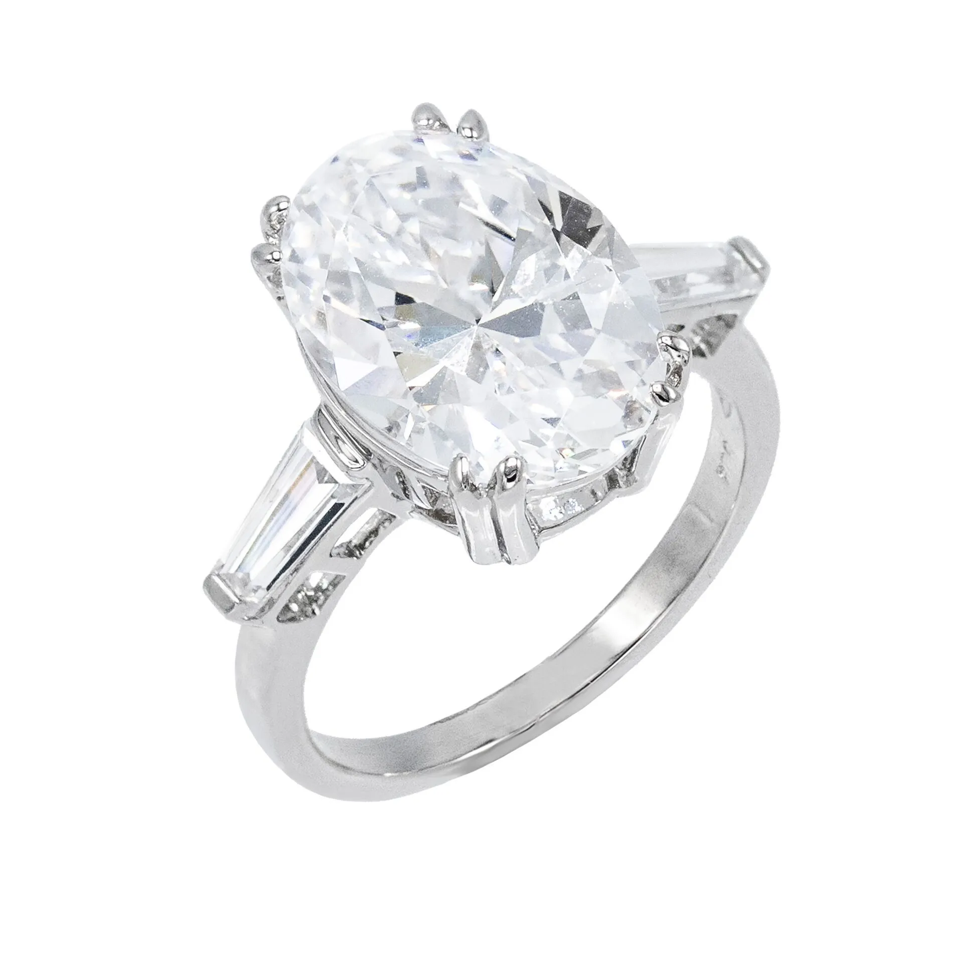 Oval CZ Ring
