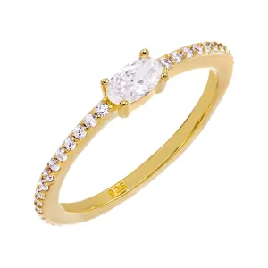 Oval Stone Ring