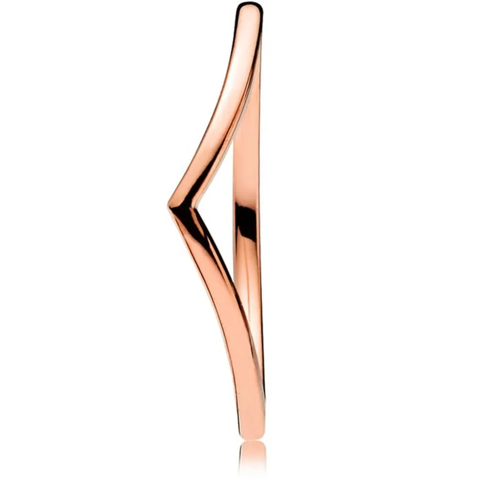 Pandora Rose Polished Wishbone Ring