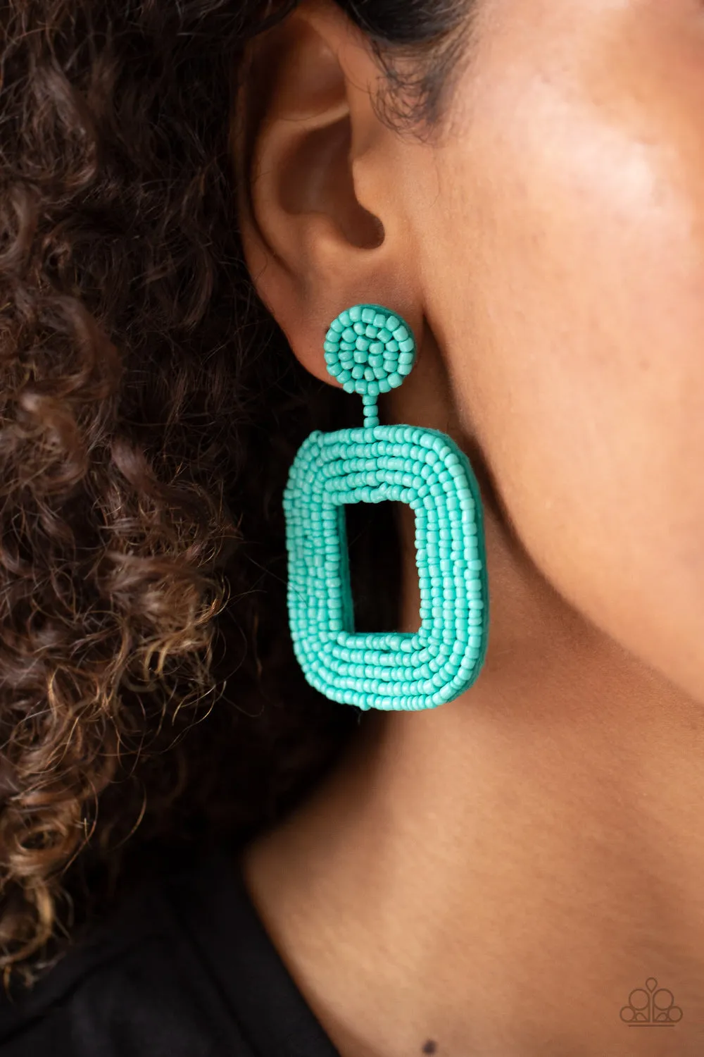 Papaprazzi Beaded Bella - Seed Bead Earrings