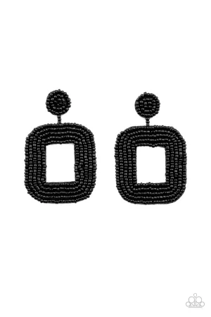 Papaprazzi Beaded Bella - Seed Bead Earrings