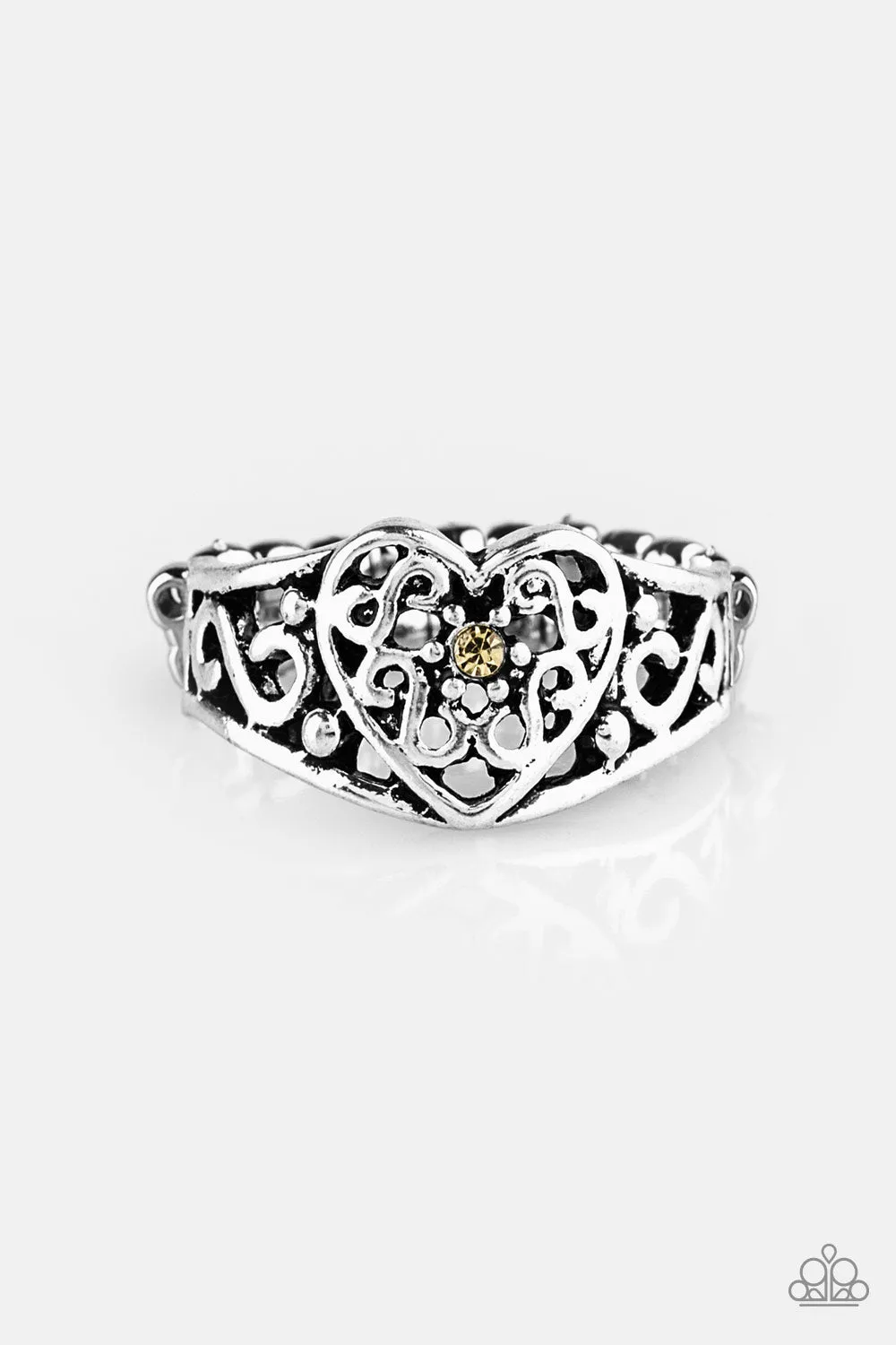 Paparazzi - Dearly Beloved - Yellow Ring
