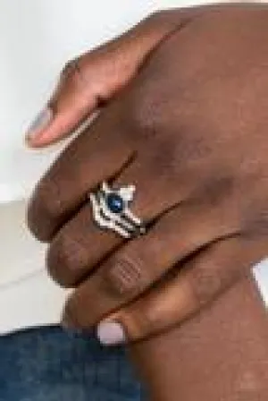 Paparazzi - Timeless Tiaras - Blue Ring