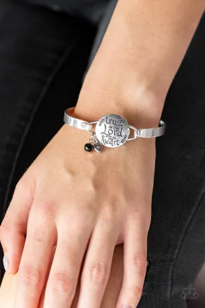 Paparazzi - Total Trust - Black Bracelet