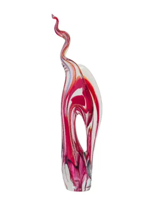 Paradise Floral Sculpture in Red