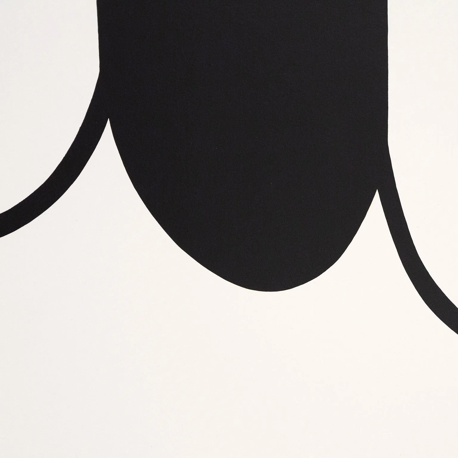PATRICK CAULFIELD "PARIS SEPARATES" SCREENPRINT, 1973