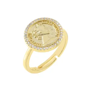 Pavé Coin Ring