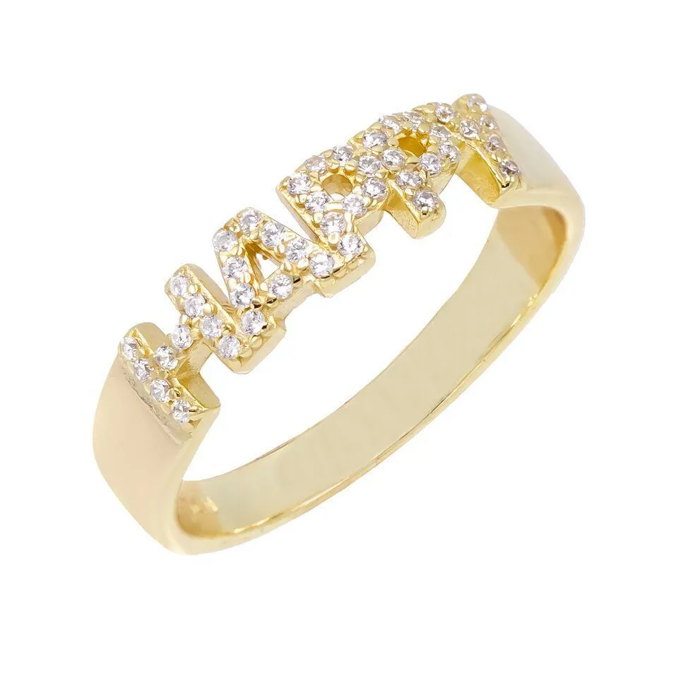 Pavé Happy Ring