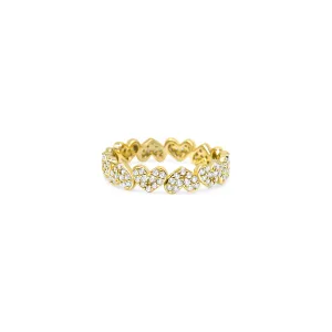 Pavé Heart Ring