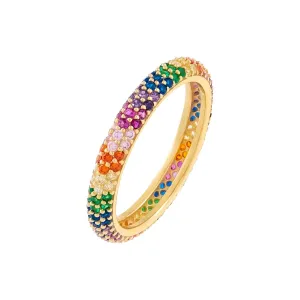 Pavé Rainbow Band