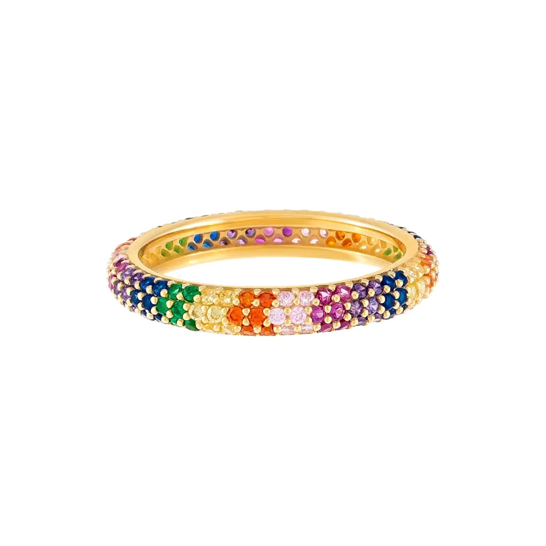 Pavé Rainbow Band