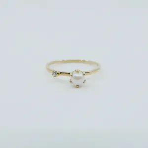 Pearl Duet Ring - Medium
