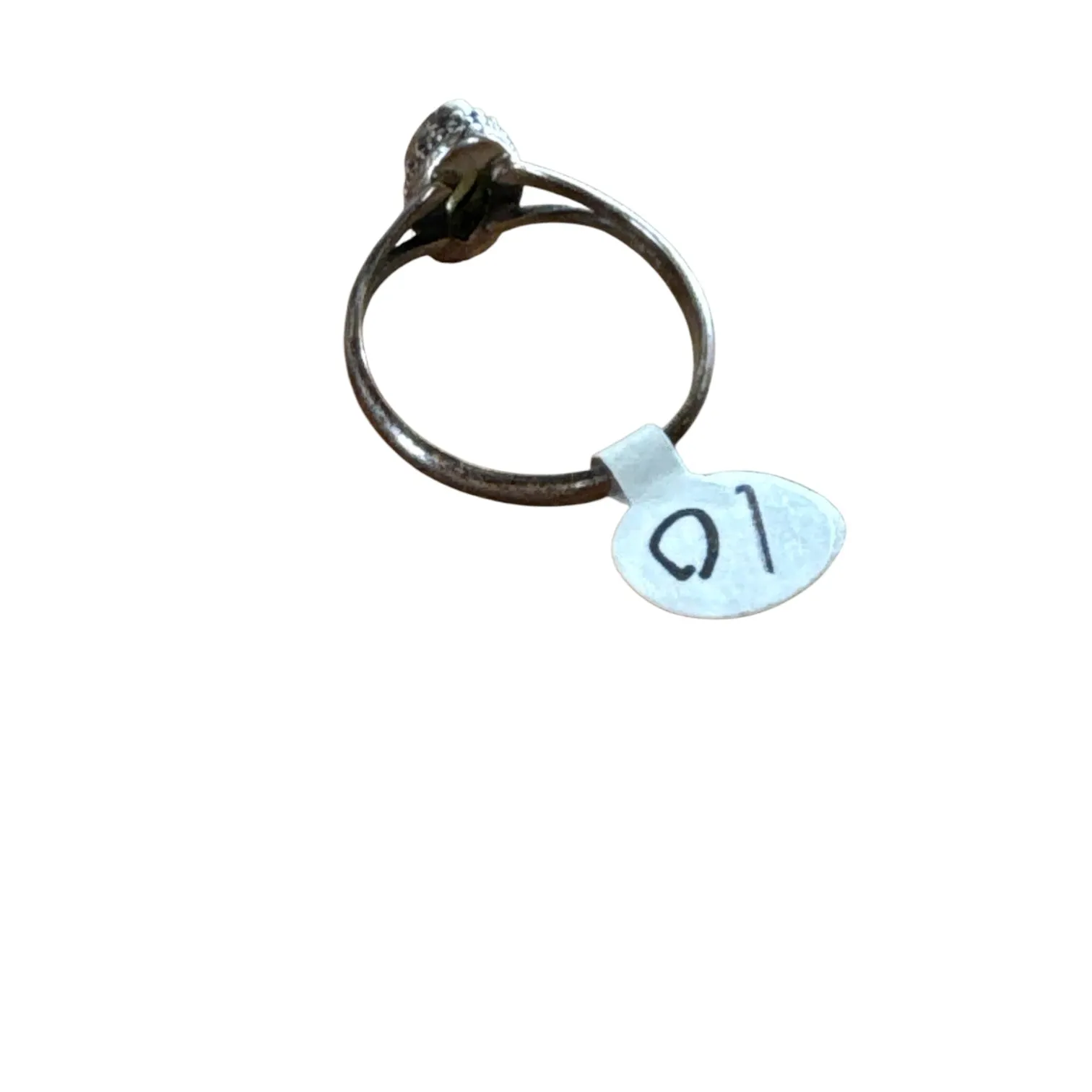 Peridot Solid 925 Sterling Silver Ring 10