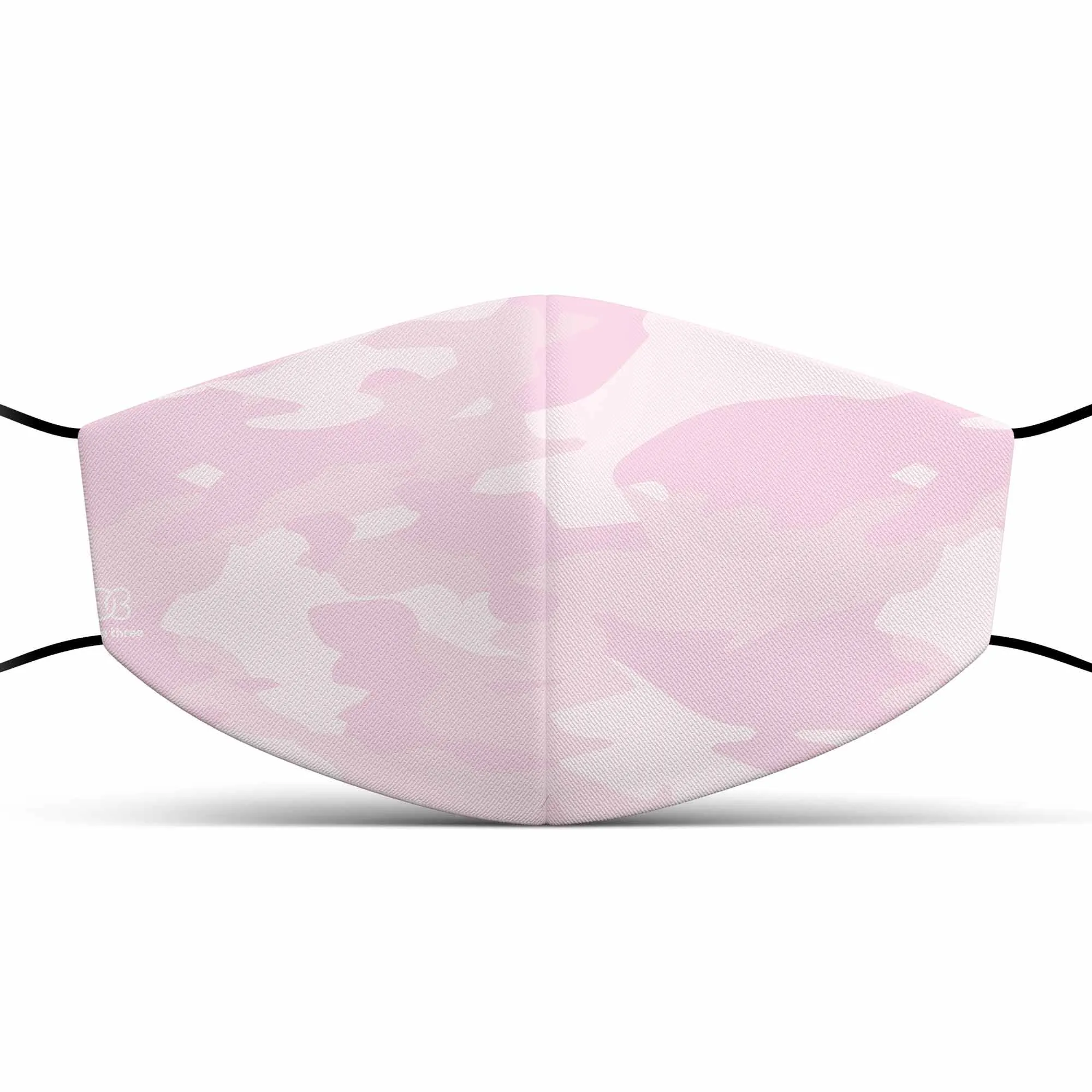 Pink Camo face mask with pocket
